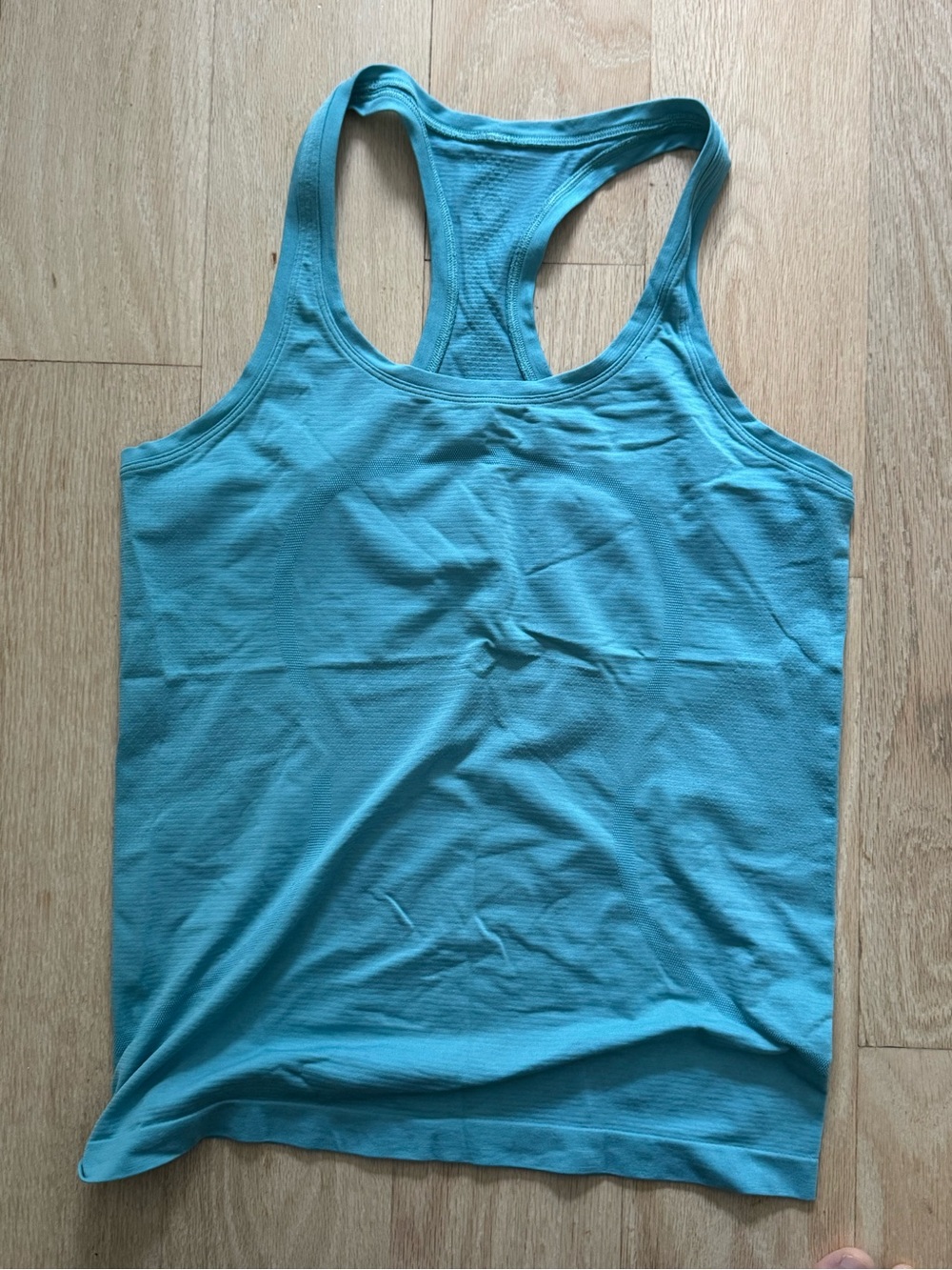 lululemon tank, blue, 10